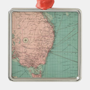 Australier, Neuseeland-Häfen Silbernes Ornament