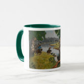 Australier-Outback Tasse - Originalvorlage (Vorderseite Links)