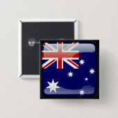 Australier poliert button (Vorne & Hinten)