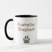 Australier Shephard Welpe Tasse (Links)