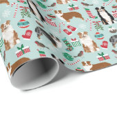 Australier Shepherds Weihnachtsgeschenk-Verpackung Geschenkpapier (Rolleneckpunkt)