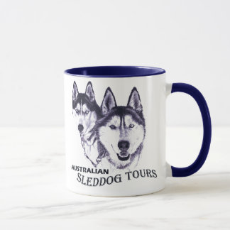 Australier Sleddog bereist Fahne 2 001, Australi… Tasse