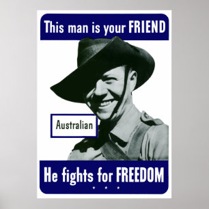 Australisch -- Dieser Mann ist Ihr Freund Poster
