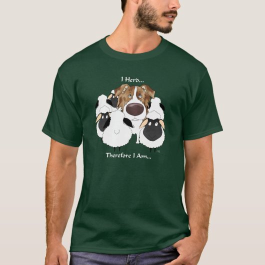 Australisch - i-Herde deshalb bin ich T-Shirt (Vorderseite)
