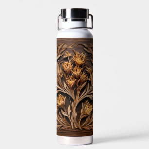 Australisch Kangaroo Paw Blume Carving, Trinkflasche