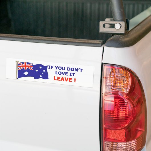 Australisch - Liebe es Autoaufkleber (Auf Lkw)
