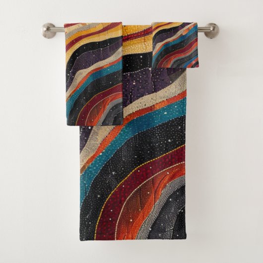Australische Aboriginal Badhandtuch Set (Insitu)