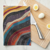 Australische Aboriginal Geschirrtuch (Viertel Falte)