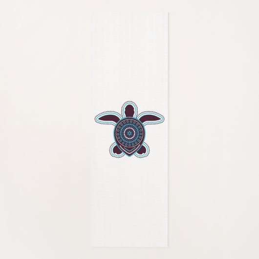 Australische Aborigine Art Turtle Yogamatte (Vorderseite)