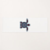 Australische Aborigine Art Turtle Yogamatte (Vorderseite (Horizontal))