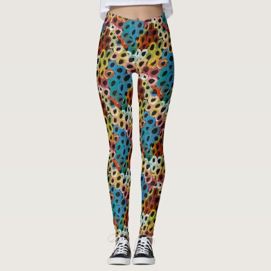Australische Aborigine-Boutique Soakage Leggings (Vorderseite)