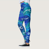 Australische Aborigine Water Spirits Leggings (Links)