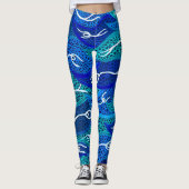 Australische Aborigine Water Spirits Leggings (Vorderseite)