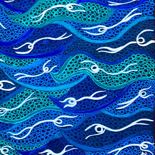 Australische Aborigine Water Spirits Leggings