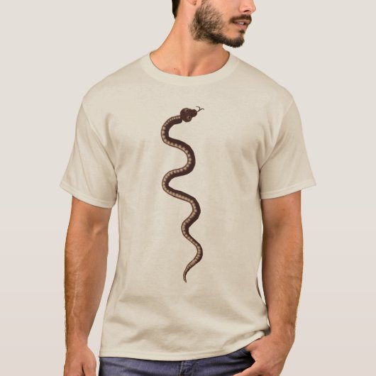 Australische Aborigine-Wüstenschlange T-Shirt (Vorderseite)