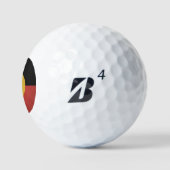 Australische Aborigines Golfball (Logo)
