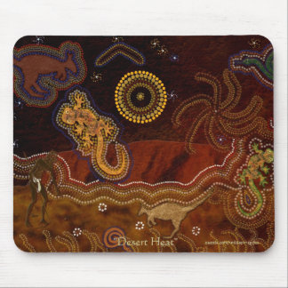Australische Aborigines Jagd Kangaroo & Geckos Mousepad