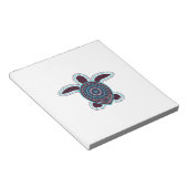 Australische Aborigines-Kunst Schildkröte Notizblock (angewinkelt)
