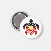 Australische AborigSea Turtle Magnet (Vorderseite/Rückseite)