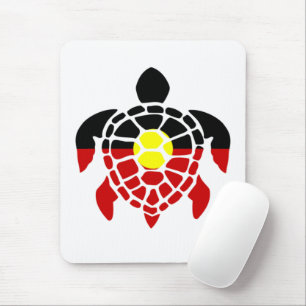 Australische AborigSea Turtle Mousepad