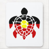 Australische AborigSea Turtle Mousepad (Vorne)