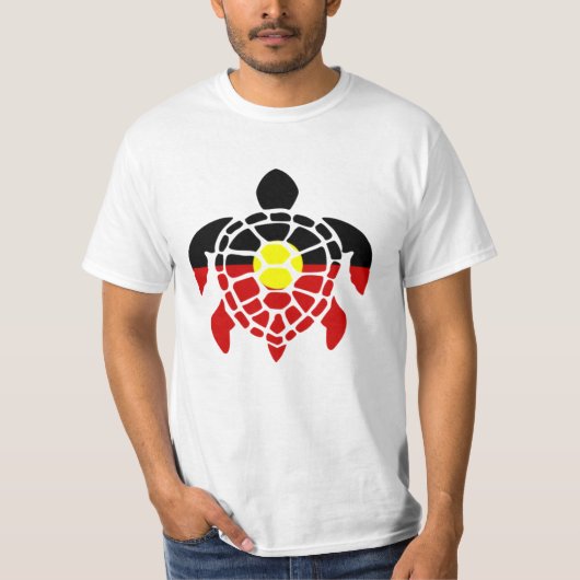 Australische AborigSea Turtle T-Shirt (Vorderseite)