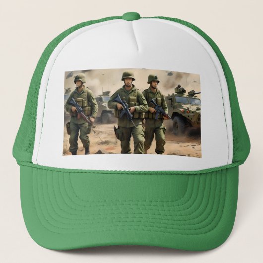 Australische Army Foot Soldiers, Boys Tshirt Truckerkappe (Vorderseite)