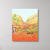 Australische Außenlandschaft Leinwanddruck (Vorderseite)