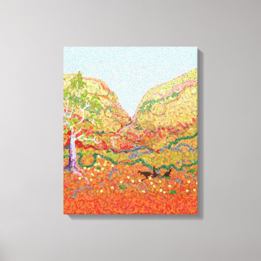 Australische Außenlandschaft Leinwanddruck (Vorderseite)