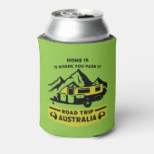 Australische Aussie Caravan Caravanning Summer Dosenkühler (Kanne Rückseite)