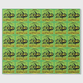 Australische Aussie Caravan Caravanning Summer Geschenkpapier (Flach)