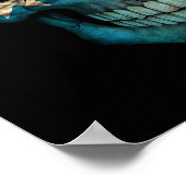 Australische "australische Flagge" "Flagge von Au Poster (Ecke)