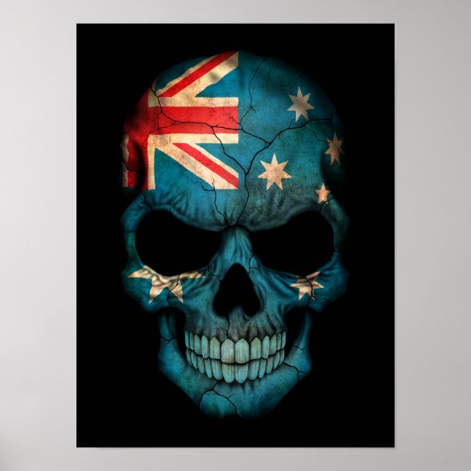 Australische "australische Flagge" "Flagge von Au Poster (Vorne)