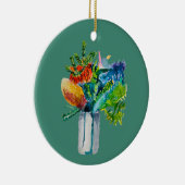 Australische Blume Aquarell Keramik Ornament (Rechts)