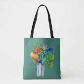 Australische Blume Aquarell Tasche (Vorderseite)