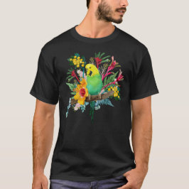 Australische Budgerigar Wildblume Bouquet T-Shirt