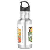 Australische BUSHLAND-Flora - Edelstahlflasche (Rückseite)