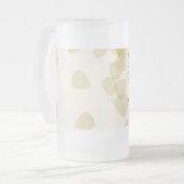 Australische Collage Mattglas Bierglas (Vorderseite Links)