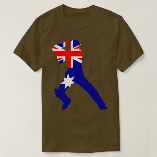 Australische Cricket T-Shirt (Design vorne)