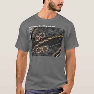 Australische eingeborene Kunst T-Shirt