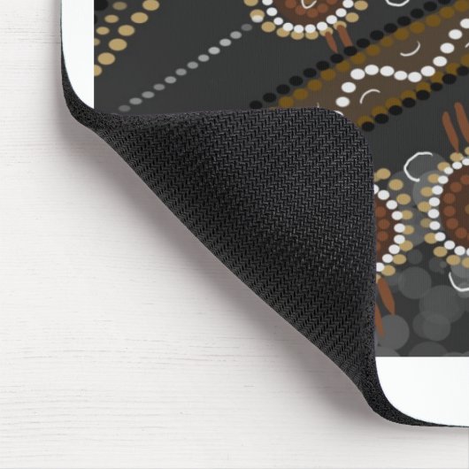 Australische eingeborene Kunst - verlorene Stämme Mousepad (Ecke)