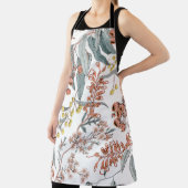 Australische einheimische Blume. Nahtloses Schwarz Schürze (InSitu)