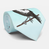 Australische Elster-Krawatte Krawatte (Gerollt)