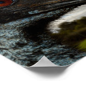 Australische Emu Nah Up. Poster (Ecke)