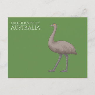 Australische Emu-Postkarten Postkarte