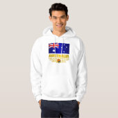 Australische Flagge 3 Hoodie (Vorne ganz)