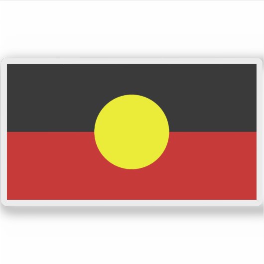 Australische Flagge Aufkleber (Vorderseite)