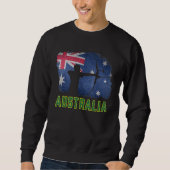 Australische Flagge Aussie Archery Team Australian Sweatshirt (Vorderseite)