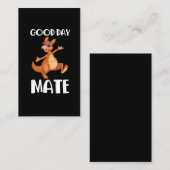 Australische Flagge Australien Kangaroo Visitenkarte (Vorne/Hinten)