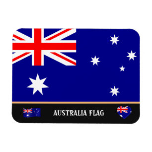Australische Flagge & Australien - Reisen, Urlaub Magnet
